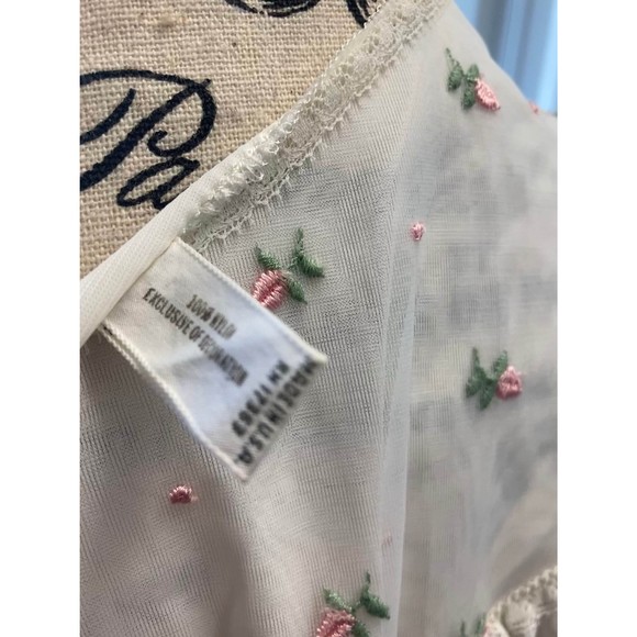 1970s Button-front Sheer Robe - Picture 9 of 10